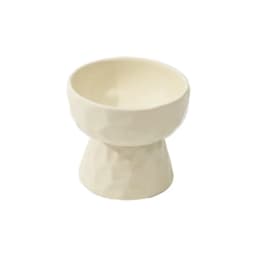 Ceramic Cat Bowl Creative Slanted/Flat Mouth Dog Food Feeding Basin Non-slip Multi-use Pet High Foot Bowl Water Container