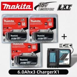 100% Original Makita 18V 6.0Ah Rechargeable Battery ,For Makita BL1830 BL1830B BL1840 BL1840B BL1850 BL1850B Power Tools Battery