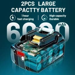 100% Original Makita 18V 6.0Ah Rechargeable Battery ,For Makita BL1830 BL1830B BL1840 BL1840B BL1850 BL1850B Power Tools Battery