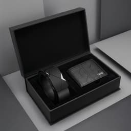 2pcs High Quality Simple Nen's Belt Wallet Set Fashionable Men's Business Belt Accessories Ideal Gift For Father and Boyfriend