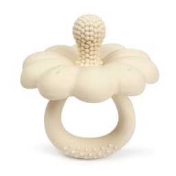 2026 Hot Sale Baby Flower Shape Teether Silicone Pacifier Teether Big Size Baby BPA Free Teether Toy