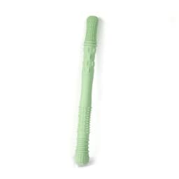 Newborn Hollow Teething Tube Baby Silicone Teether Stick Biting Chewing Straws Nursing Soother Molar Toy Gift for Infants