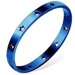 NIBASTAR Hollow Star Bracelets & Bangles For Women Fashion Stainless Steel Sweet Romantic Bracelet Rose Gold Color Jewelry Gift