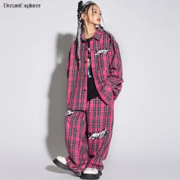 Boys Hip Hop Cool Plaid Shirt Street Dance Pants Girls Fashion Blouse Baggy Sweatpants Children Streetwear Kid Jazz Clothes Sets