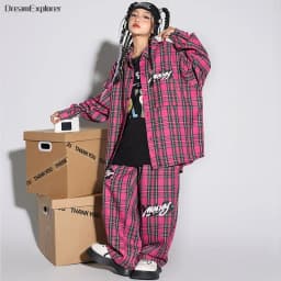 Boys Hip Hop Cool Plaid Shirt Street Dance Pants Girls Fashion Blouse Baggy Sweatpants Children Streetwear Kid Jazz Clothes Sets
