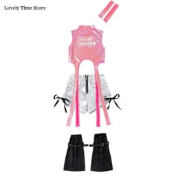Hip Hop Girls Sweet Shiny Crop Top Silver Cargo Pants Kids K-pop Jazz Dance Clothes Sets Children Streetwear Girl Group Costumes