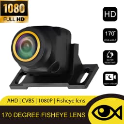 New 1080P Car Rear View Camera, 170° Wide Angle Adjustable Anti-Interference Night Vision Waterproof Auto Parking Backup Camera