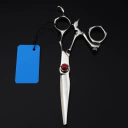 Professional Japan 440c 6'' Swivel Cut Hair Scissors Haircut Thinning Barber Rotate Hair Cutting Shears Hairdressing Scissors