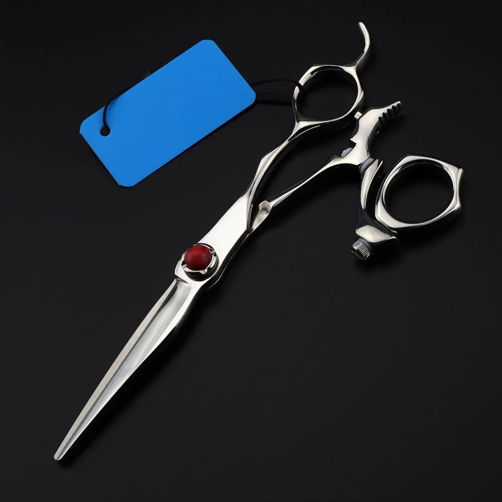 Professional Japan 440c 6'' Swivel Cut Hair Scissors Haircut Thinning Barber Rotate Hair Cutting Shears Hairdressing Scissors