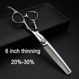 6/7 inch Japan440c Steel Professional Barber Scissors Hair Design Tool Barber Scissors Hairstylist Hairdressing Scissors Salon