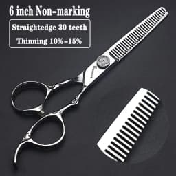 6/7 inch Japan440c Steel Professional Barber Scissors Hair Design Tool Barber Scissors Hairstylist Hairdressing Scissors Salon