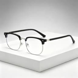 Fashion Semi Rimless Anti-blue Light Glasses Men Women Rectangle Trendy Accessory Eyeglasses Outdoor Office Unisex Eyewear