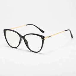 Ultra-light Fashion Cat-eye Glasses Frame For Women, Retro High-end Blue Light Blocking Trendy Reading Glasses 9216