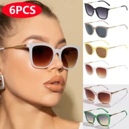 Classic Square Sunglasses Women Men Vintage Brand Sun Glasses Alloy Frame Retro Trend Fashion Style Shades Oculos de sol