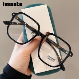 TR90 Material Square Shape Men's Glasses Frame Blue Light Blocking Eye Glasses Frames Women Korean Stylish Eyewear Frames