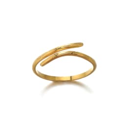 316L Stainless Steel Rings for Women Gold Color Multilayer Geometric Open Ring Vintage Waterproof Wedding Aesthetic Jewelry Gift