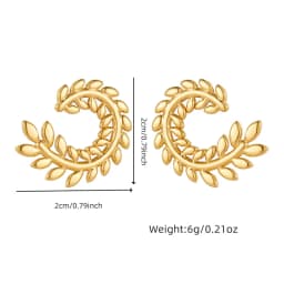 DIEYURO 316L Stainless Steel Love Pearl Round Square Fan Shaped Irregular Design Earrings Women New Trend Ear Jewelry Gift Party