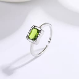 PANJBJ 925 Sterling Silver Stars Ring For Women Blue Crystal Opening Sweet Romance Irregular Versatile Jewelry Gift Dropshipping