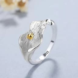 PANJBJ 925 Sterling Silver Stars Ring For Women Blue Crystal Opening Sweet Romance Irregular Versatile Jewelry Gift Dropshipping