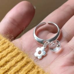 PANJBJ 925 Sterling Silver Stars Ring For Women Blue Crystal Opening Sweet Romance Irregular Versatile Jewelry Gift Dropshipping