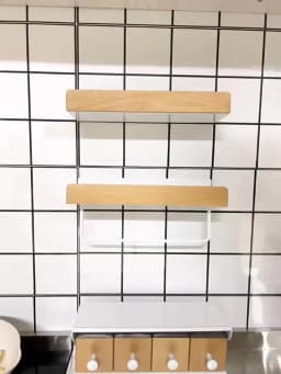 Wood Aluminum Waterproof for Bathroom Shelf Shelves Shampoo Makeup Storage Holder Accessories Kitchen Sorage Bath Accessories