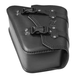 Universal Motorcycle Side Saddle Bags PU Leather SwingArm Tool Bag Plastic Buck Cafe Racer Luggage Bag For Cruiser Custom