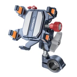 Metal Alloy Shockproof Motorcycle Phone Holder Vibration Dampener 360 Rotation Motorbike Bicycle Bike Scooter Phone Stand Mount