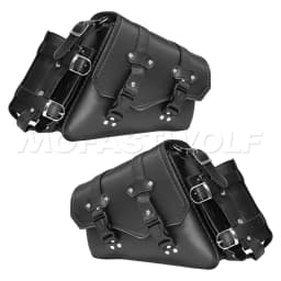 Motorcycle Swing Arm Bags Swingarm Bag Waterproof Saddlebag for Softail Standard Dyna Low Rider Sport Glide Left Side Solo Bags