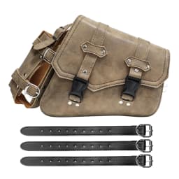 Motorcycle Swing Arm Bags Swingarm Bag Waterproof Saddlebag for Softail Standard Dyna Low Rider Sport Glide Left Side Solo Bags