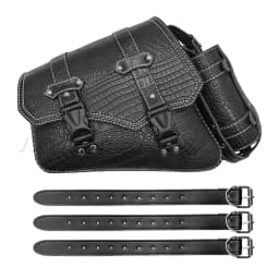 Motorcycle Swing Arm Bags Swingarm Bag Waterproof Saddlebag for Softail Standard Dyna Low Rider Sport Glide Left Side Solo Bags