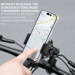 TOSUOD Bike Phone Holder 360° View Bicycle Phone Holder Stand Motorcycle Shockproof Phone Bracket