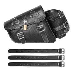 Universal Waterproof Motorcycle Side Bag Retro Motorbike Tail Bag Hanging Storage for Electric Vehicles Rear Seat
