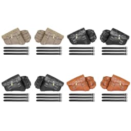 Universal Waterproof Motorcycle Side Bag Retro Motorbike Tail Bag Hanging Storage for Electric Vehicles Rear Seat