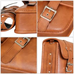 Universal Waterproof Motorcycle Side Bag Retro Motorbike Tail Bag Hanging Storage for Electric Vehicles Rear Seat