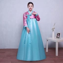 Traditional Hanbok for Women Korean Costume Minority Palace Performance Court Clothes Flower New Year Wedding Party Dance Dress