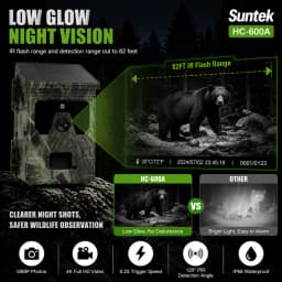 50MP 4K Solar Panel Hunting Camera Infrared Night Vision Monitoring Wildlife Trap Trail Camera Video Photo Recorder Cam
