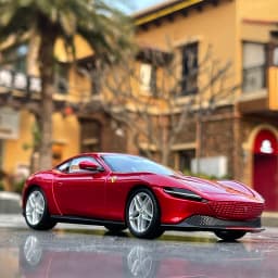 Bburago 1/24 Ferraris ROMA Alloy Racing Car Model Diecast Metal Toy Super Sports Car Model Simulation Collection Childrens Gift