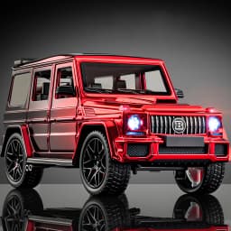 1:24 Benzs G63 AMG SUV Alloy Car Model Sound and Light Pull Back Children's Toy Collectibles Birthday gift