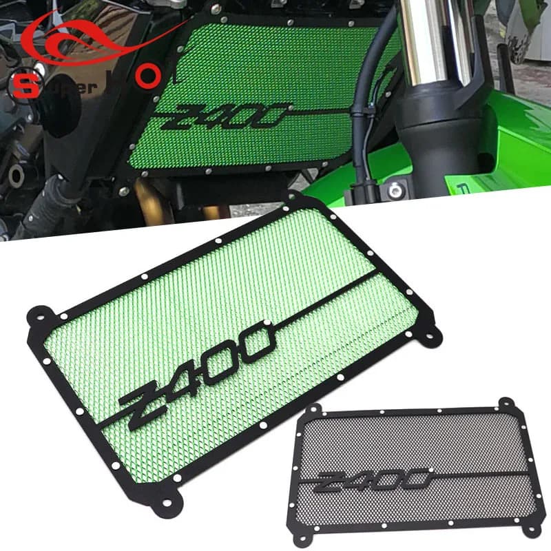 For Kawasaki Z400 Z 400 2018-2025 2026 Accessories Radiator Grille Guard Cover Protector Radiator Guard Street Bike Racing Grill