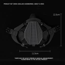 Special Tactical Respirator Gas Mask Communication Version Outdoor Hunting Combat Airsoft Half Face Mask Halloween Cosplay Props