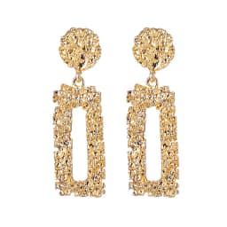 Exquisite Vintage Clips Earrings for Women Gold Silver Color Geometric Statement Clip on Earrings No Pierced Charm Earrings