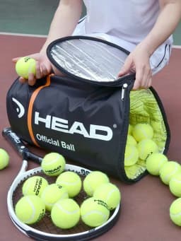 HEAD Tennis Tube Bag Thickened travel backpack Waterproof with heat insulation Shoulder bag For 100 pcs ball bucket bag