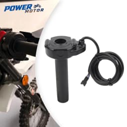 Ebike CNC For Surron Style Full Twist Throttle with Hand Grips SM 3pin Plug 36V 48V 52V 60V 72V Electric Bicycle For Ridstar Q2