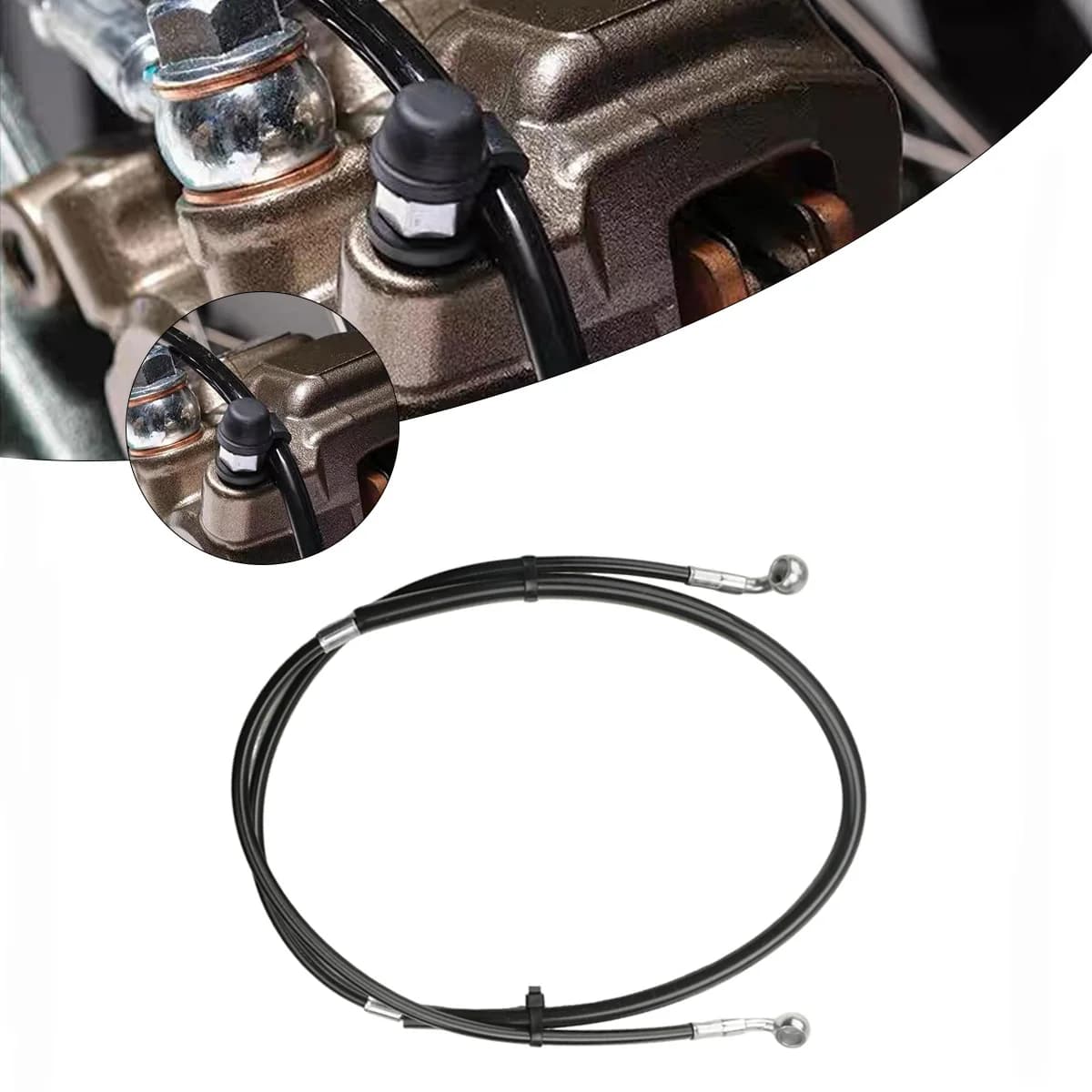 Motorcycle Front and Rear Hydraulic Brake Hoses Brake Pipe For Surron Ultra Bee Replacing Brake Pipe Accessories