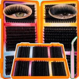 Thick Lash Clusters Wispy Eyelash Extensions Natural Volume Lash Extensions DIY Individual Lashes for Party Use Reuseable