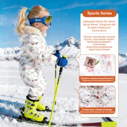 Ircomll Winter Kid's Hooded Romper Lightweight Baby Girls Boys Snowsuit Ski Fur Lining Windproof Jumpsuit Children's Outwear
