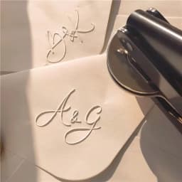 Customize Embossing Stamp Wedding Monogram Embosser Stamp, Personalized 2 Initials Embosser Stamp, Wedding Gift, Hand Held Embos