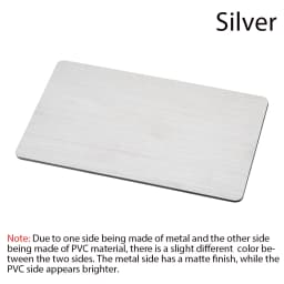 Ultrarayc  NFC Chip Metal Blank Business Name Card Satinless Steel & PVC Hybrid Hidden NFC Access Control Laser Engrave DIY Card
