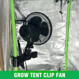 Plant Tent Cooling Clip-On Fan 25W Two-Speed Adjustable Shaking Head Suitable for Tents Household Cooling Fan