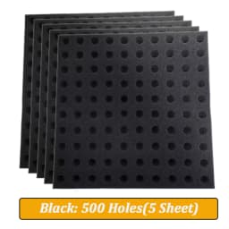 500Pcs Plants Seedling Hydroponic Sponge Squares Household Greenhouse Vegetable Seed Nursery Garden Sponge Soilless Dirt Tool